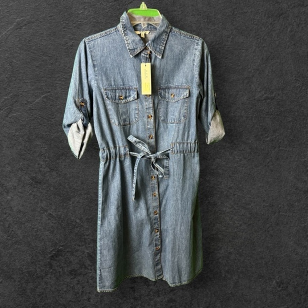 MPH Collection Denim Dress Size Small NWT
